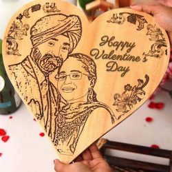 Custom Heart Shape Valentine Frame Gifts Online in Pakistan