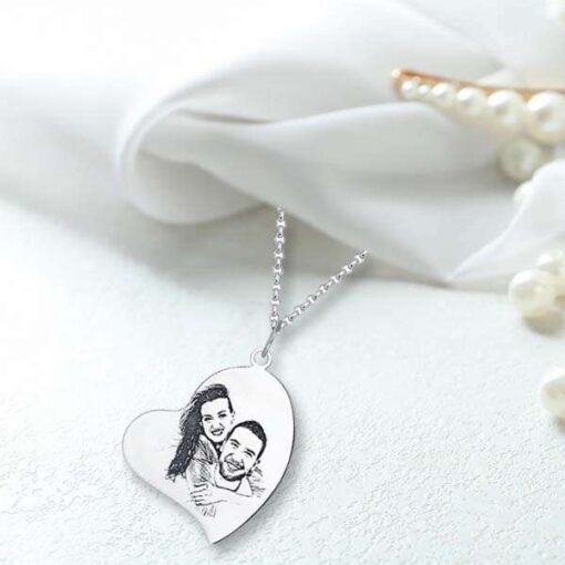 Heart Shape Picture Necklace Gifts Online in Pakistan