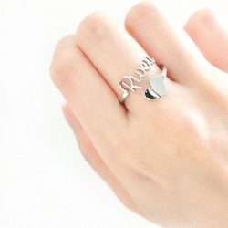 Heart Sliver Ring Design Gifts Online in Pakistan