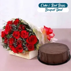 Red Roses Flower Bouquet Deal Buy Online Gifts in Pakistan