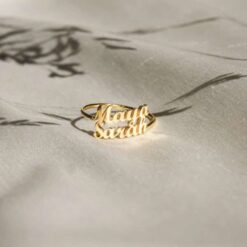 Two Name Ring Sterling Gifts Online in Pakistan