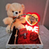 Teddy Bear Gift Basket for Her Online Delivery
