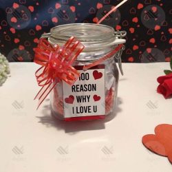 100 Reasons Love Jar Gift for Valentine Online in Pakistan