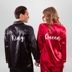 Personalized King Queen Night Suit for Couples in Pakistan