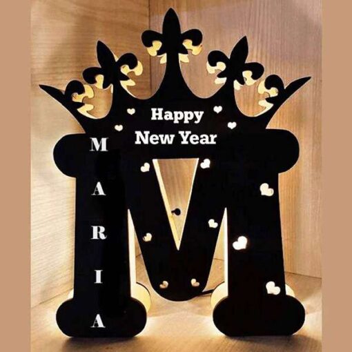 New Year Wooden LED Letter Lights Gifts Online in Pakistan