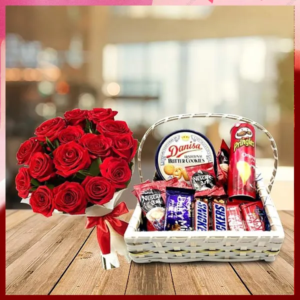 Snack Basket Online Valentines Day Gifts