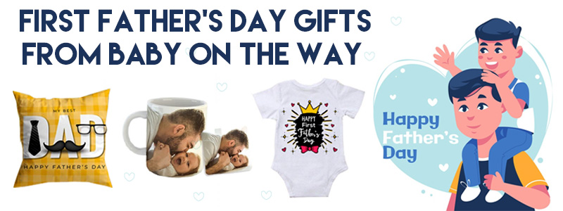 First Fathers Day Gifts from the baby on the way