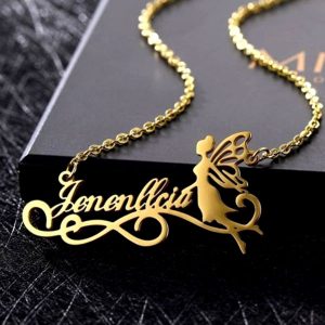 Custom Angle Fairy Name Necklace Gifts Online in Pakistan
