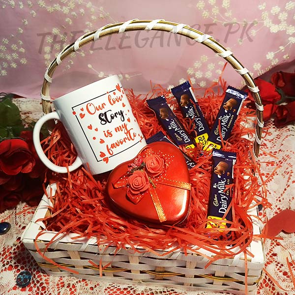 Valentine-Cheap-Gift-Basket-Online Pakistan