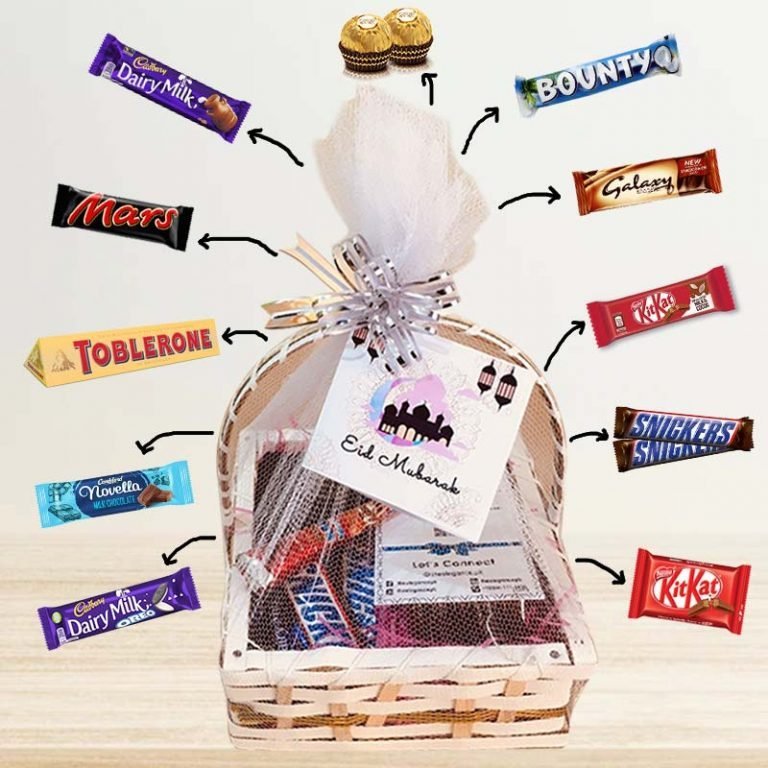 Buy Customized Chocolate Basket The Elegance