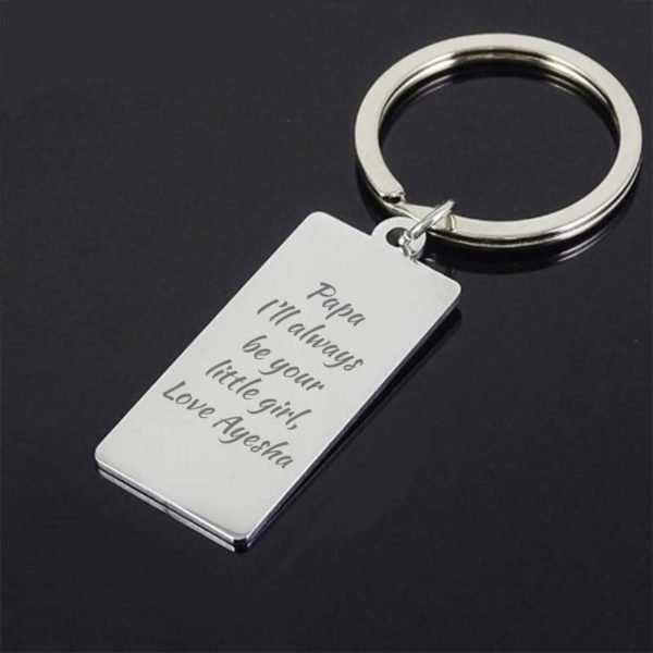 Metal Keychain Gift for Papa Online in Pakistan