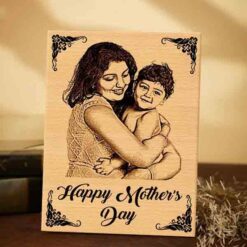 Mother's day Wooden Engraved Frame