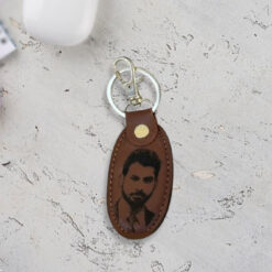 Engraved Leather Keychain Gifts Online in Pakistan