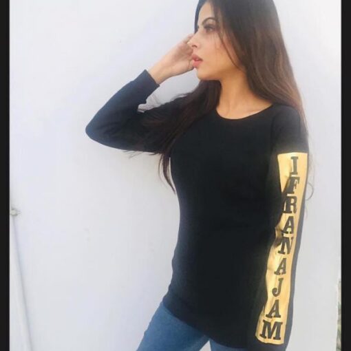Best Sweatshirts with Golden Foil Name on Sleeves