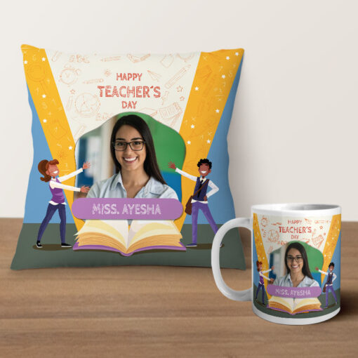 Teacher's Day Mug and Pillow Gifts Online in Pakistan