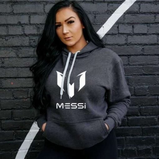 Leo Messi Hoodie Grey Gifts Online in Pakistan