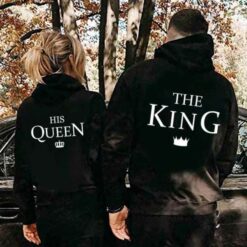 The-King-His-Queen-Black-Hoodie-for-Couples-Gifts-Online-in-Pakistan