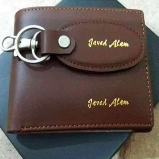 Men Custom Wallet and Keychain