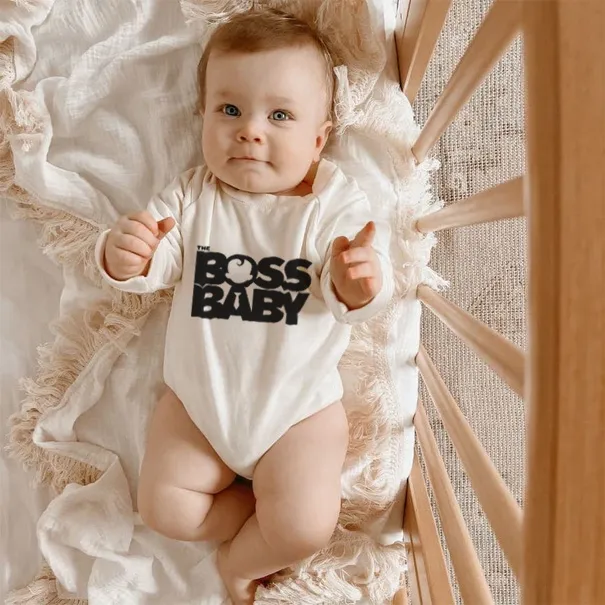 Baby store boss romper