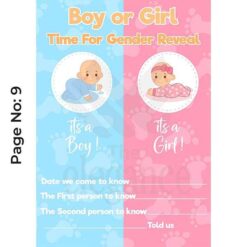 Boy or Girl Baby Record Notebook GIfts Online in Pakistan