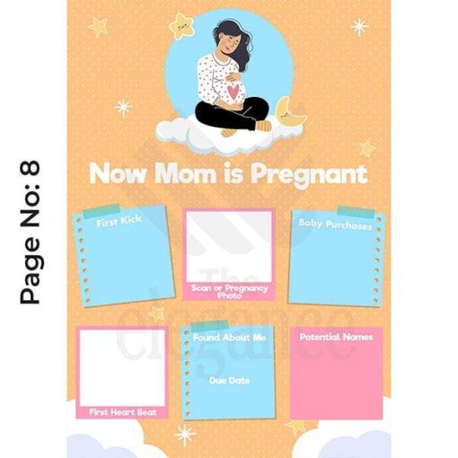 Now Mom is Pregnant Baby Record Notebook Gifts Online in Pakistan