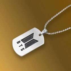 BTS Bangtan Engraved Necklace Gifts Online in Pakistan