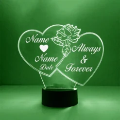 Buy Premium Quality Hearts LED Night Light Lamp Online Gifts in Pakistan