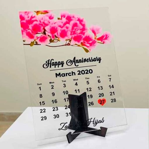 Clear Acrylic Plaque with Stand Gifts Online in Pakistan