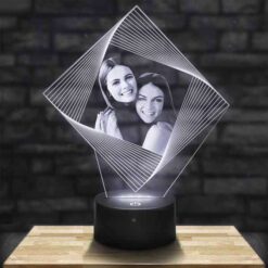 Custom Diamond Illusion LED Lamp Gifts Online in Pakistan