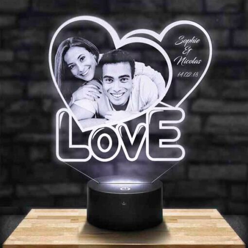 Custom Love Heart Lamp Gifts Online n Pakistan