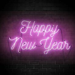 New Year Customize Quote Neon Light