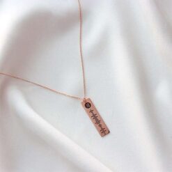 Rose Gold Spotify Necklace For Wife Gifts Online in Pakistan