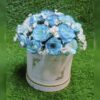 Baby Blue Flower Bouquet Box Gift Online in Pakistan