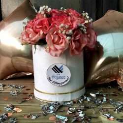Pink Beauty Flower Bouquet Box Gifts Online in Pakistan