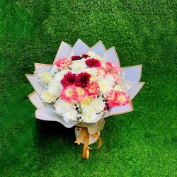 Heavenly Carnation Flower Bouquet Gift Online in Pakistan