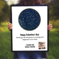 Custom Love Star Map Frame Gifts Online in Pakistan