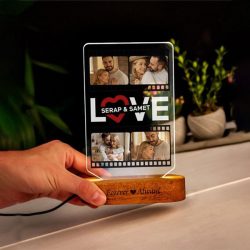 Love Name Frame with Name & Photo LED Lamp Gifts Online in Pakistan