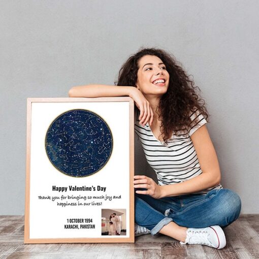 Personalized Love Star Map Frame Gifts Online in Pakistan