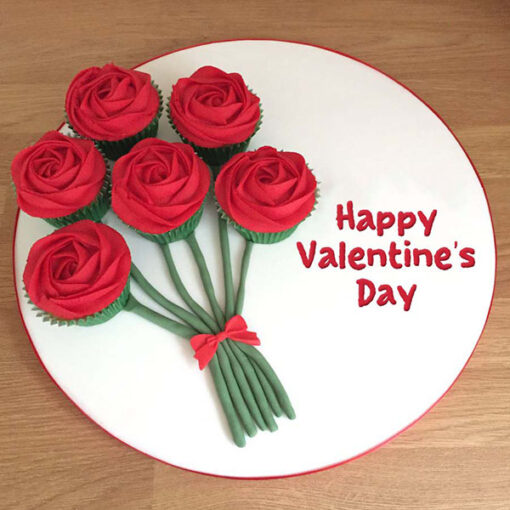Valentine's Cupcake Bouquet online in Pakistan