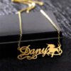 Unicorn Personalized Name Necklace Gifts Online in Pakistan