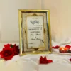 Buy Best Personalized Nikkah Nama Frame Online Gift in Pakistan