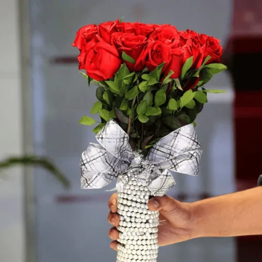 Pearl Rose Bouquet Online Gifts in Pakistan