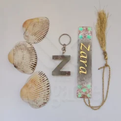 Resin Letter Keychain and Bookmark Deal Online Gift Shop in Pakistan