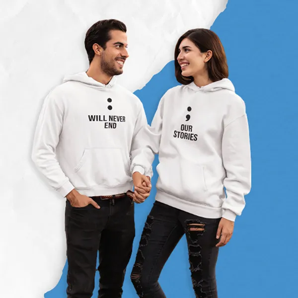 Buy Matching Hoodies for Couples - The Elegance