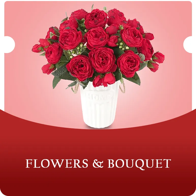 Flower and Bouquet for Valentine Day