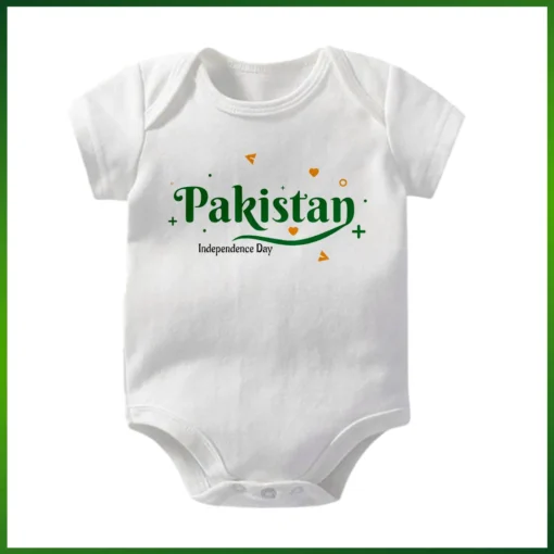 Buy Custom Independence Day Baby Romper Online Gifts in Pakistan