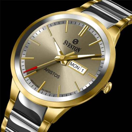 Buy Sveston Aristos Avanti Grey Gold Watch