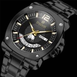 Buy Sveston Bullston Black Watch for Man