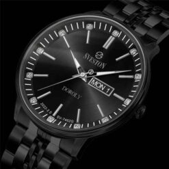 Buy Sveston Doroly Black Stone Watch for Man