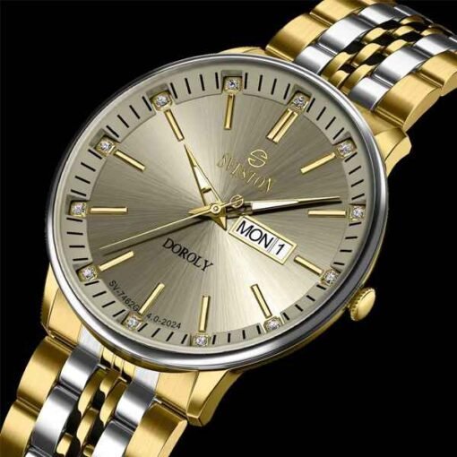 Buy Sveston Doroly Watch Golden Grey Watch for Man